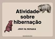 Atividade sobre hibernação dos animais