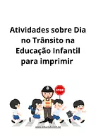 Atividades sobre Dia do Trânsito na Educação Infantil