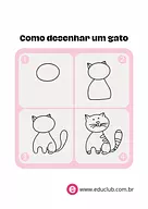 Como desenhar um gato