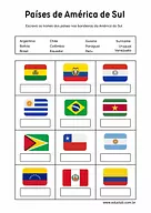 Atividade sobre América do Sul 5 ano