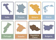 Países da Europa para 3º Ano, 2º Ano, 1º Ano de Geografia, Recursos Educativos, Europa - Material educacional