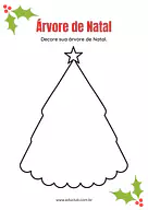 Árvore de Natal atividade infantil Árvore de Natal atividade infantil para Creche, Pré-Escola de Datas Comemorativas, Natal, Artes - Material educacional