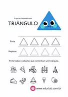 Atividade triângulo Educação Infantil
