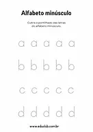 Letras do alfabeto para cobrir
