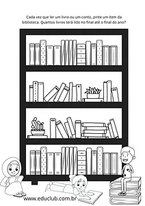 Atividade leia e pinte um livro