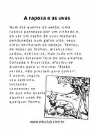 A raposa e as uvas