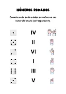 Atividade de ligar números romanos Atividade de ligar números romanos para 3º Ano, 2º Ano de Números, Matemática - Material educacional