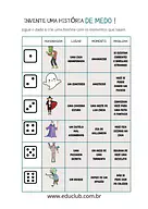 Invente uma história de medo para 5º Ano, 4º Ano, 3º Ano, 2º Ano de Datas Comemorativas, Língua Portuguesa, Halloween - Ma...