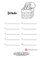 Folha para ditado de Natal para 2º Ano, 1º Ano de Datas Comemorativas, Língua Portuguesa, Recursos Educativos, Natal, Dita...