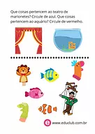 Atividade de agrupar