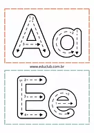 Atividade de vogais para Educação Infantil 4 anos