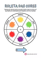 Roleta de cores Roleta de cores para 5º Ano, 4º Ano, 3º Ano, 2º Ano, 1º Ano de Recursos Educativos, Cores, Artes - Material educacional