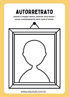 Atividade de autorretrato para Educação Infantil Atividade de autorretrato para Educação Infantil para Pré-Escola de Ciências Sociais, Fotografia, Artes - Material educaci...