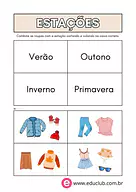 Que roupa vestimos em cada estação do ano? para 2º Ano, 1º Ano de Ciências, Estações do ano - Material educacional