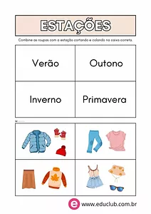 Que roupa vestimos em cada estação do ano?