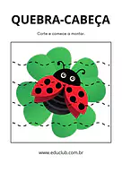 Quebra-cabeça animais da primavera para Creche, Pré-Escola de Ciências, Estações do ano - Material educacional