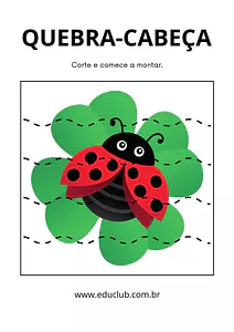 Quebra-cabeça animais da primavera