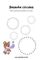 Círculo pontilhado Círculo pontilhado para Creche, Pré-Escola de Geometria, Figuras Geométricas - Material educacional