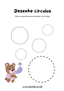 Círculo pontilhado