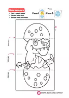 Fantoche de dinossauro Fantoche de dinossauro para 2º Ano, 1º Ano de Teatro, Artes - Material educacional