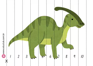 Quebra-cabeça de dinossauro