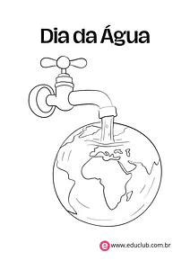 Desenho sobre o Dia da Água