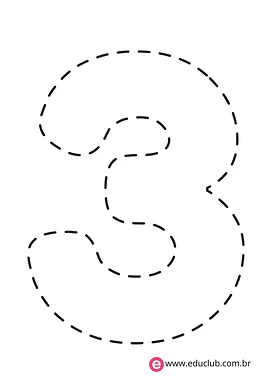 Moldes de números de 0 a 9 para 1º Ano de Números, Matemática - Material educacional