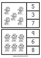 Atividade com números Festa Junina para 1º Ano de Números, Matemática - Material educacional