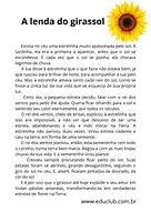 A lenda do girassol para 5º Ano, 4º Ano, 3º Ano de História Infantil, Lendas - Material educacional