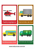 Vocabulário dos meios de transporte