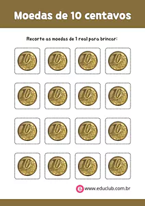 Moedas de 10 centavos