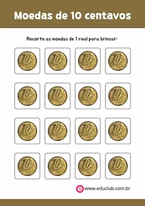 Moedas de 10 centavos