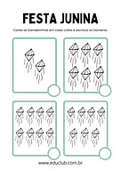 Atividade de números Festa Junina para 2º Ano, 1º Ano de Datas Comemorativas, Festa Junina, Números, Matemática - Material...