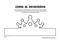Molde de coroa para imprimir para Creche, Pré-Escola de Teatro, Máscaras, Artes - Material educacional