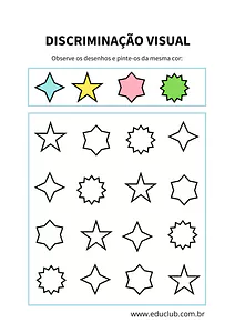 Atividade de discriminação visual