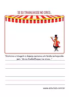 Redação Dia do Circo Redação Dia do Circo para 2º Ano, 1º Ano de Datas Comemorativas, Língua Portuguesa, Dia do Circo - Material educacional