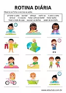 Rotina diária infantil para imprimir