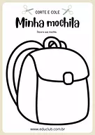 Minha mochila: volta ao colégio