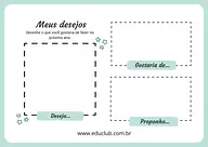 Meus desejos para o ano novo para 5º Ano, 4º Ano, 3º Ano, 2º Ano, 1º Ano de Datas Comemorativas, Ano Novo - Material educa...