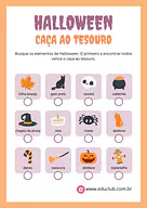 Caça ao tesouro de Halloween para 5º Ano, 4º Ano, 3º Ano, 2º Ano, 1º Ano de Datas Comemorativas, Halloween - Material educ...