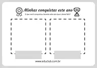 Atividade para fim do ano letivo para 3º Ano, 2º Ano, 1º Ano de Educação Emocional, Autoconhecimento - Material educacional