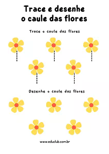 Trace e desenhe as figuras