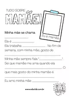 Atividade infantil para Dia das Mães para 2º Ano de Datas Comemorativas, Língua Portuguesa, Dia das Mães - Material educac...