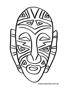 Máscaras africanas para imprimir