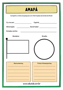 Atividade sobre Amapá