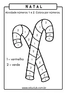 Atividade número 1 e 2 Atividade número 1 e 2 para Pré-Escola de Números, Matemática - Material educacional