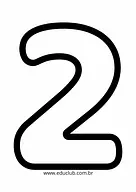 Molde número 2 para imprimir