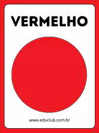 Cartaz das cores primárias para Creche, Pré-Escola de Cores, Artes - Material educacional