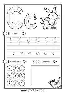 Atividade letra C 1 ano