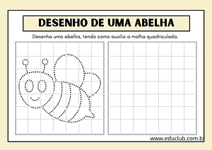 Abelha fácil de desenhar